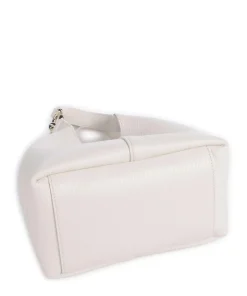 C-Easy Handtasche genarbtes Leder weiß