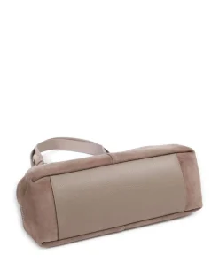C-Easy Suede Beuteltasche aufgerautes Rindsleder taupe