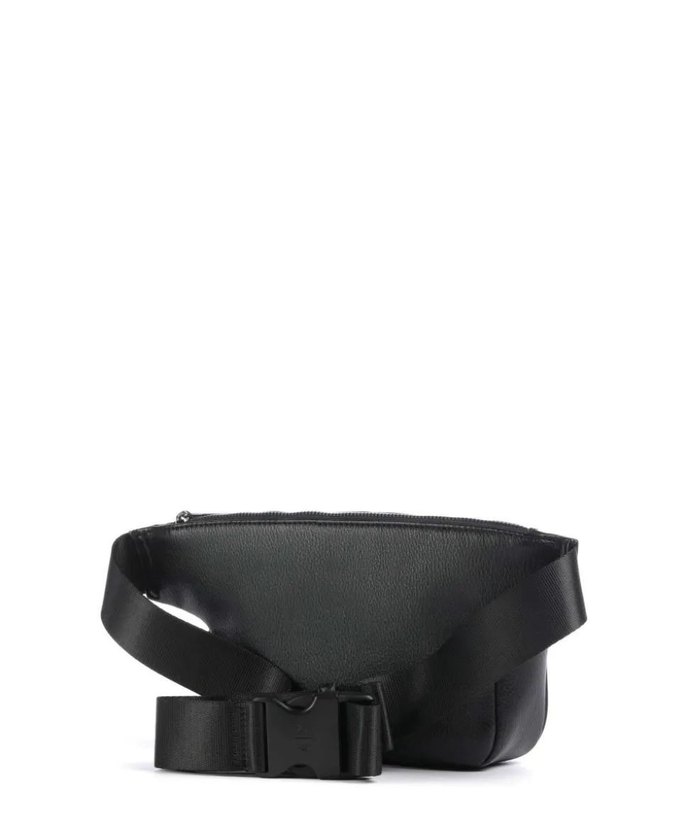 Cedric Gürteltasche Lederimitat schwarz