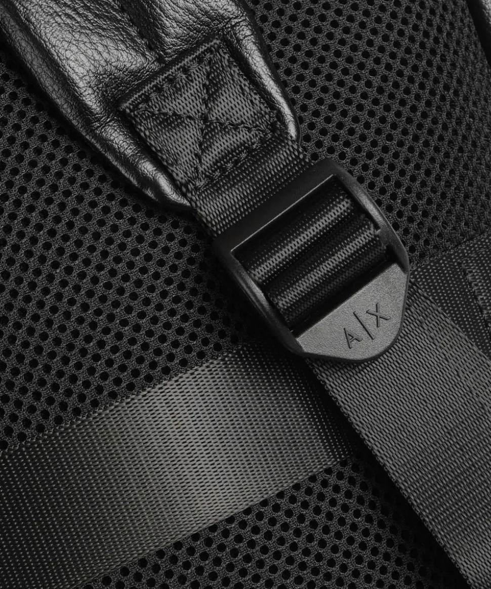 Cedric Rucksack 14″ Lederimitat schwarz