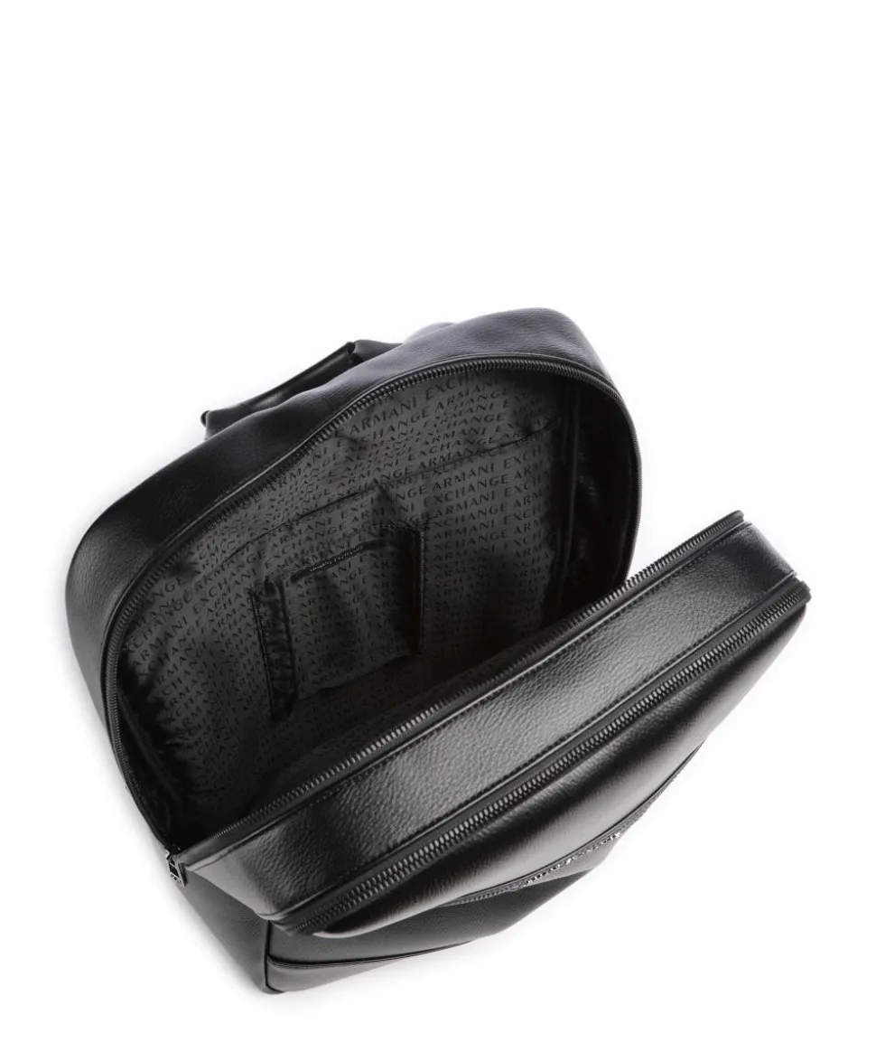 Cedric Rucksack 14″ Lederimitat schwarz