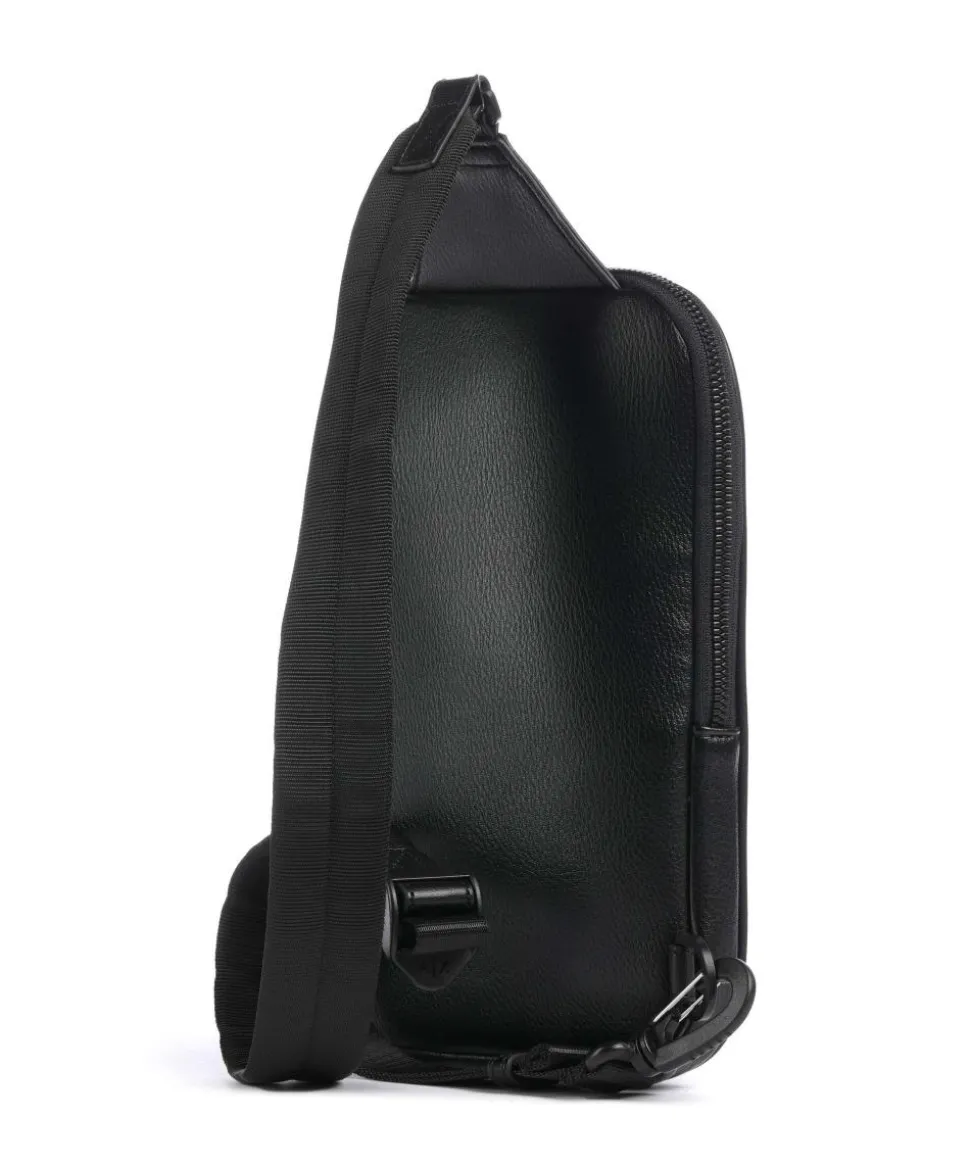 Cedric Slingbag Lederimitat schwarz