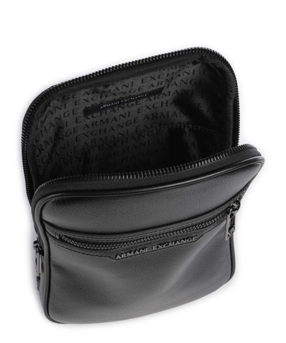 Cedric Slingbag Lederimitat schwarz