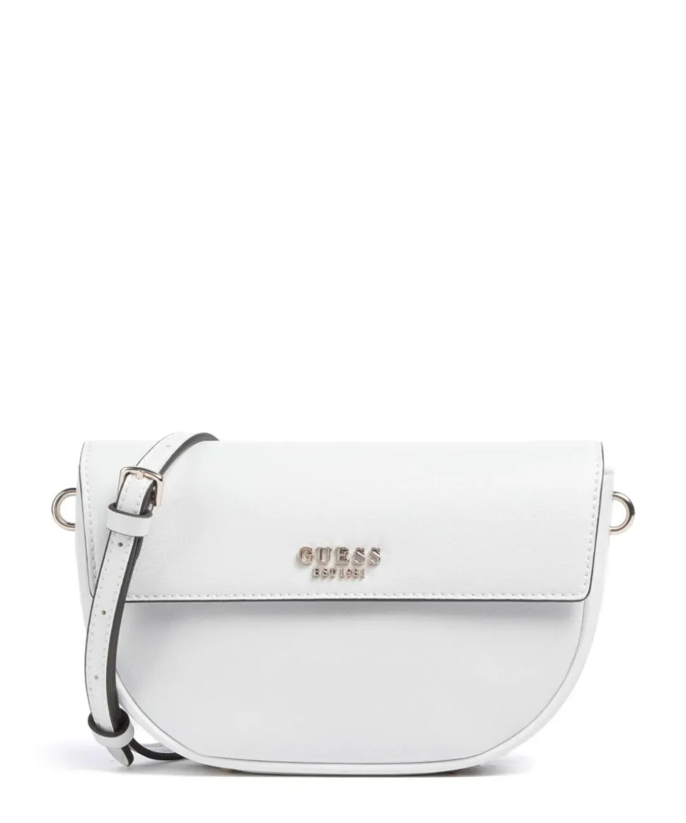 Cerelia Schultertasche Lederimitat weiß