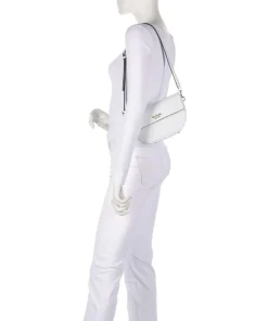 Cerelia Schultertasche Lederimitat weiß