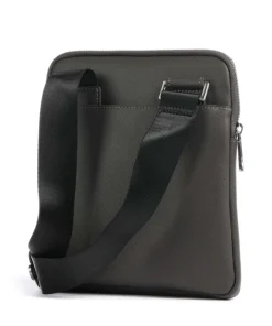 Certosa Eco Umhängetasche Lederimitat dunkelgrau