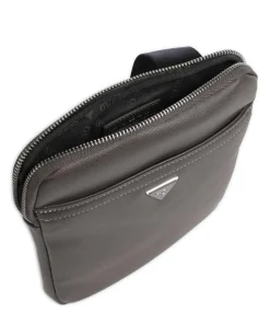 Certosa Eco Umhängetasche Lederimitat dunkelgrau