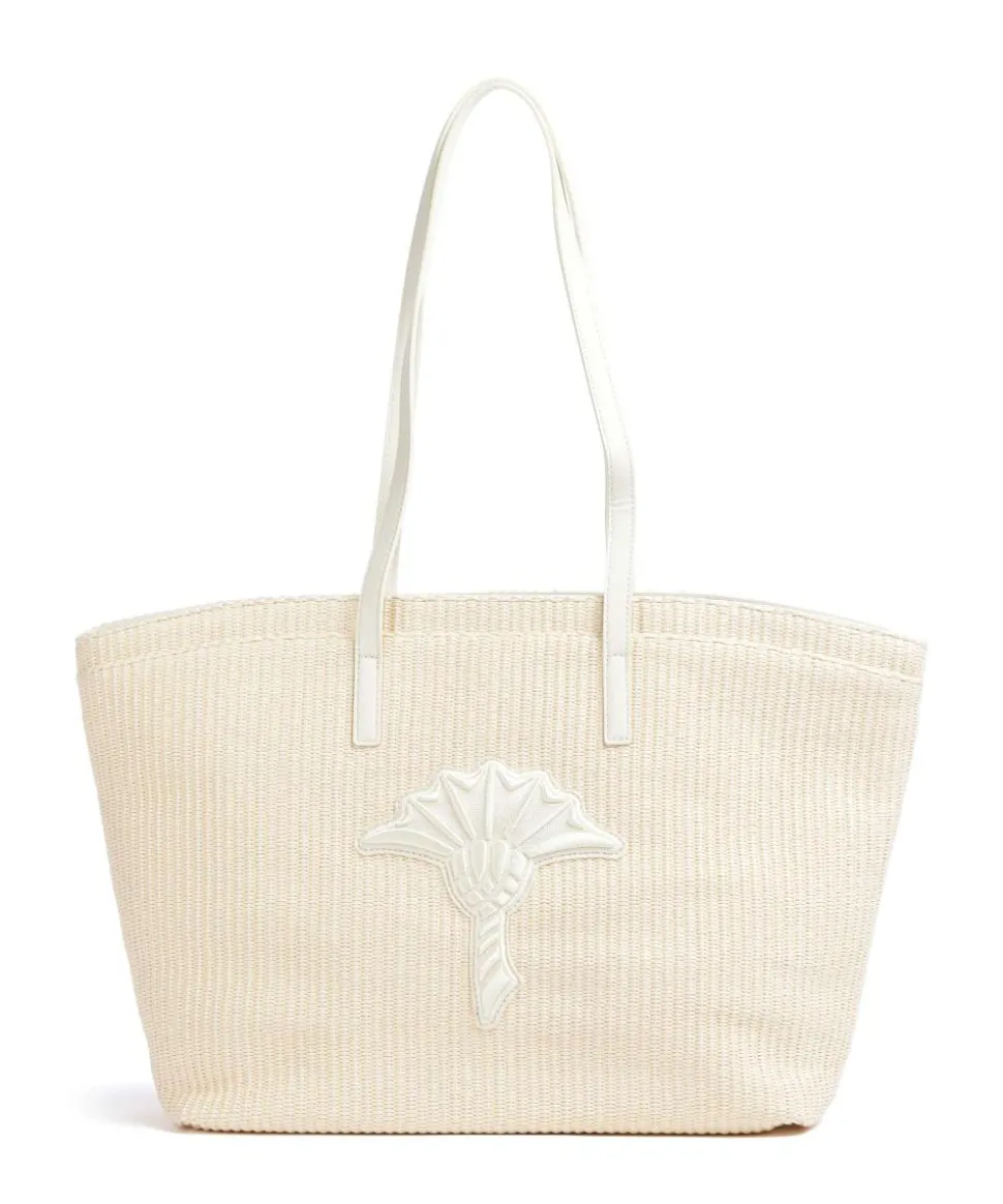 Cestino Chiaro Suna Shopper Kunststoff elfenbein