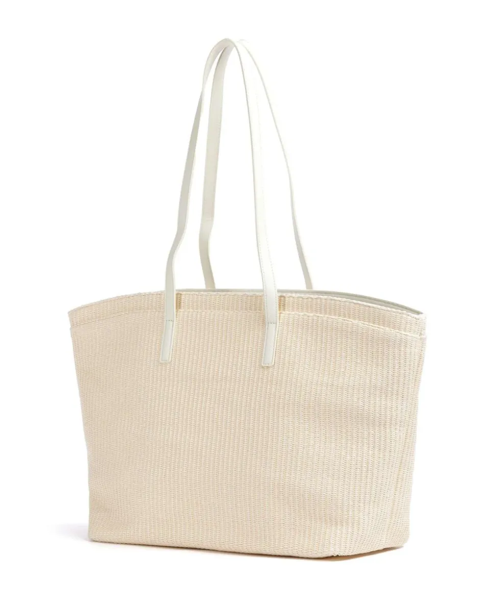 Cestino Chiaro Suna Shopper Kunststoff elfenbein