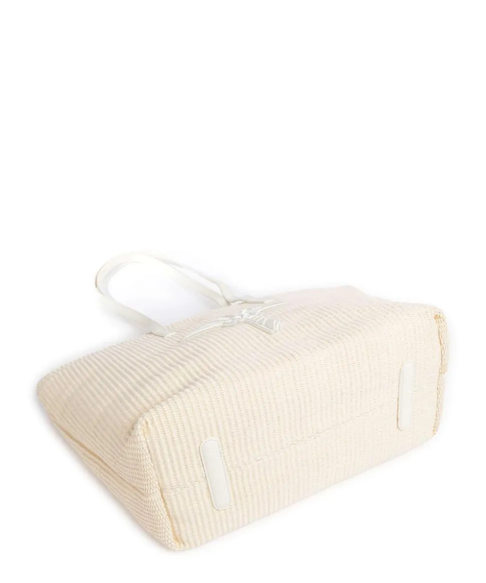 Cestino Chiaro Suna Shopper Kunststoff elfenbein