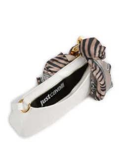 Chain Foulard Schultertasche Polyurethane, Polyester weiß