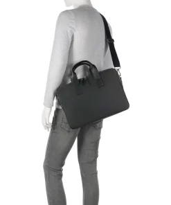 Chantaco Aktentasche 14″ geprägtes Rindsleder schwarz