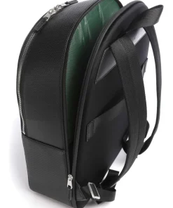 Chantaco Rucksack 15″ geprägtes Rindsleder schwarz