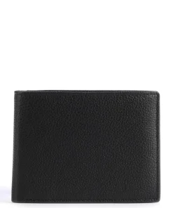 Charles Geldbörse genarbtes Leder schwarz