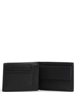 Charles Geldbörse genarbtes Leder schwarz