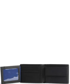 Charles Geldbörse genarbtes Leder schwarz