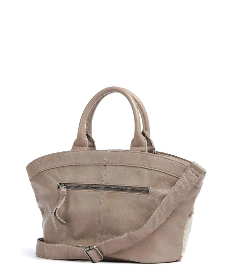 Check My Bag Handtasche Kunstfell, Leder mehrfarbig