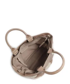 Check My Bag Handtasche Kunstfell, Leder mehrfarbig