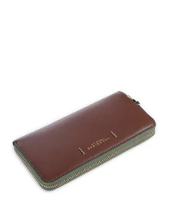 Chiara RFID Geldbörse fein genarbtes Rindsleder braun