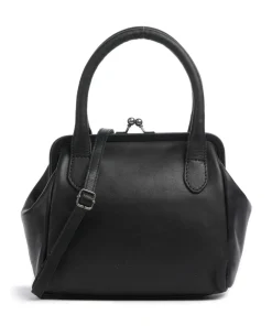 Chili Handtasche Pull-Up Rindsleder schwarz