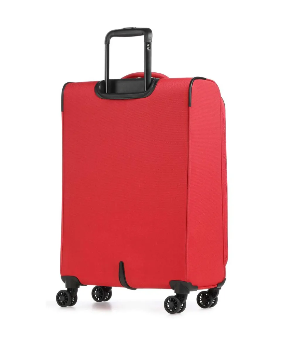 Chios 4-Rollen Trolley Set rot 3-tlg.