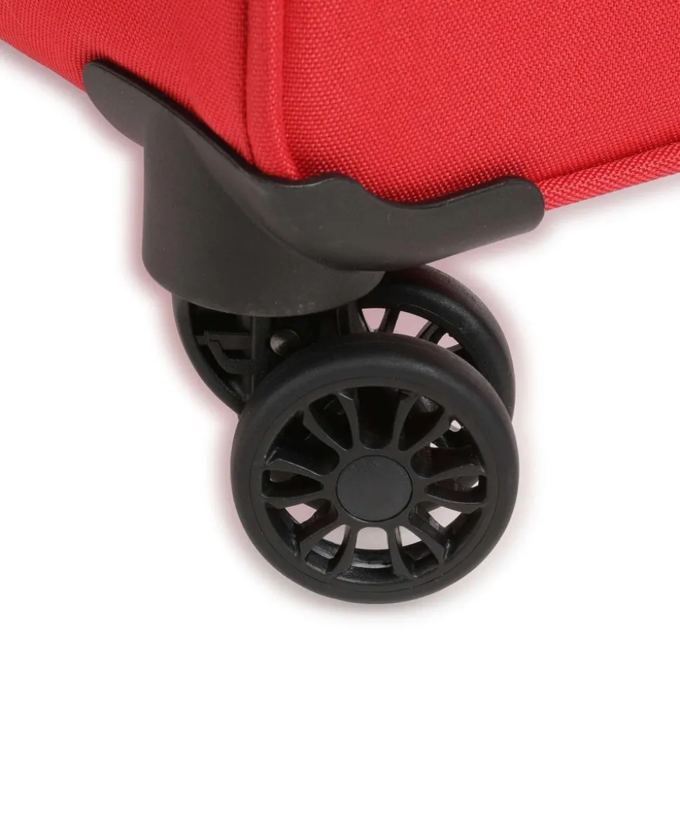 Chios 4-Rollen Trolley Set rot 3-tlg.