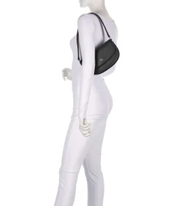 Chris 2.0 Schultertasche Lederimitat schwarz