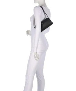 Chris 2.0 Schultertasche Lederimitat schwarz