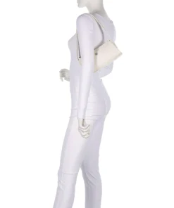 Chris 2.0 Schultertasche Lederimitat elfenbein