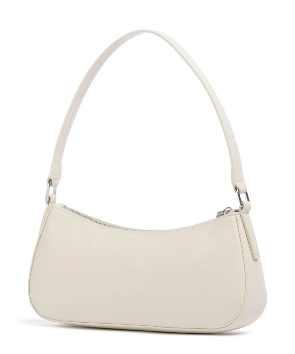 Chris Schultertasche Lederimitat creme