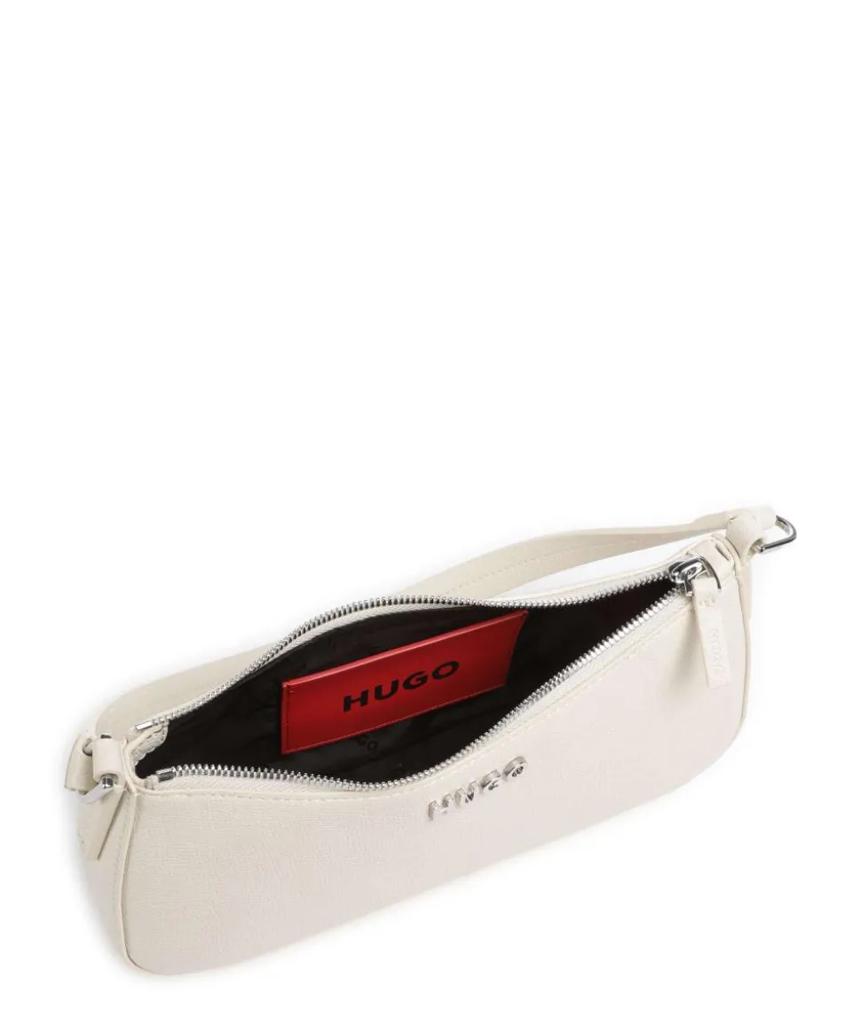 Chris Schultertasche Lederimitat creme