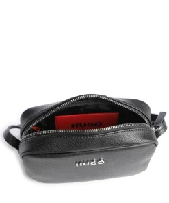 Chris Umhängetasche Lederimitat schwarz