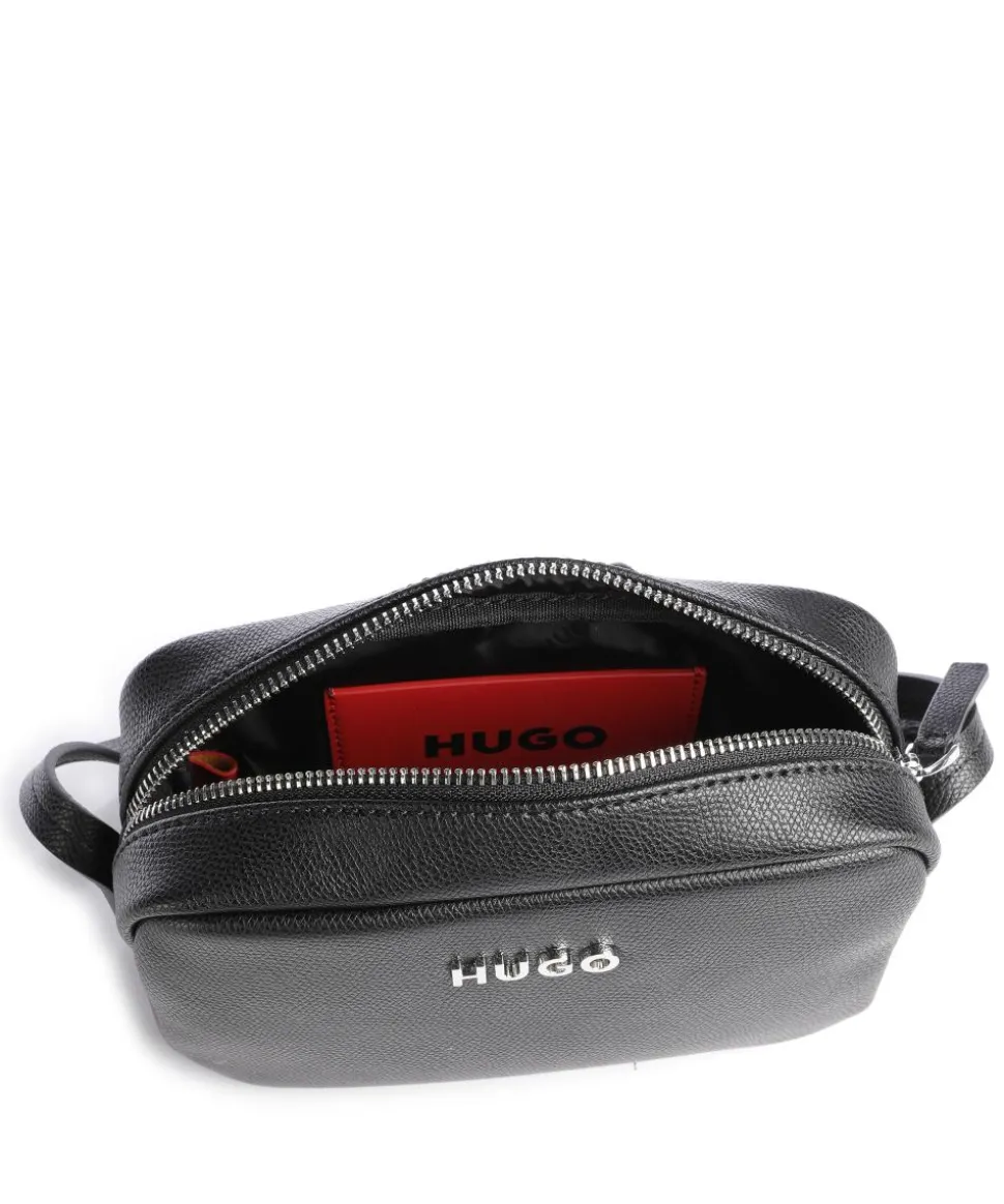 Chris Umhängetasche Lederimitat schwarz