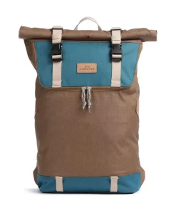 Christopher Rolltop Rucksack 15″ Polyester blau/braun