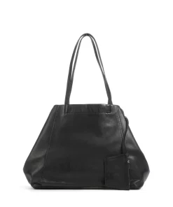 Chudy Sheep Natural L Shopper Schafsleder schwarz