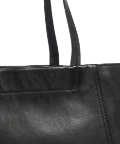 Chudy Sheep Natural L Shopper Schafsleder schwarz
