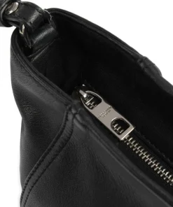 Chudy Sheep Natural S Umhängetasche Schafsleder schwarz