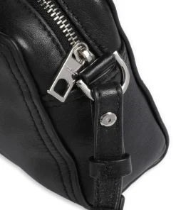 Chudy Sheep Natural S Umhängetasche Schafsleder schwarz