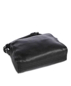 Chudy Sheep Natural S Umhängetasche Schafsleder schwarz