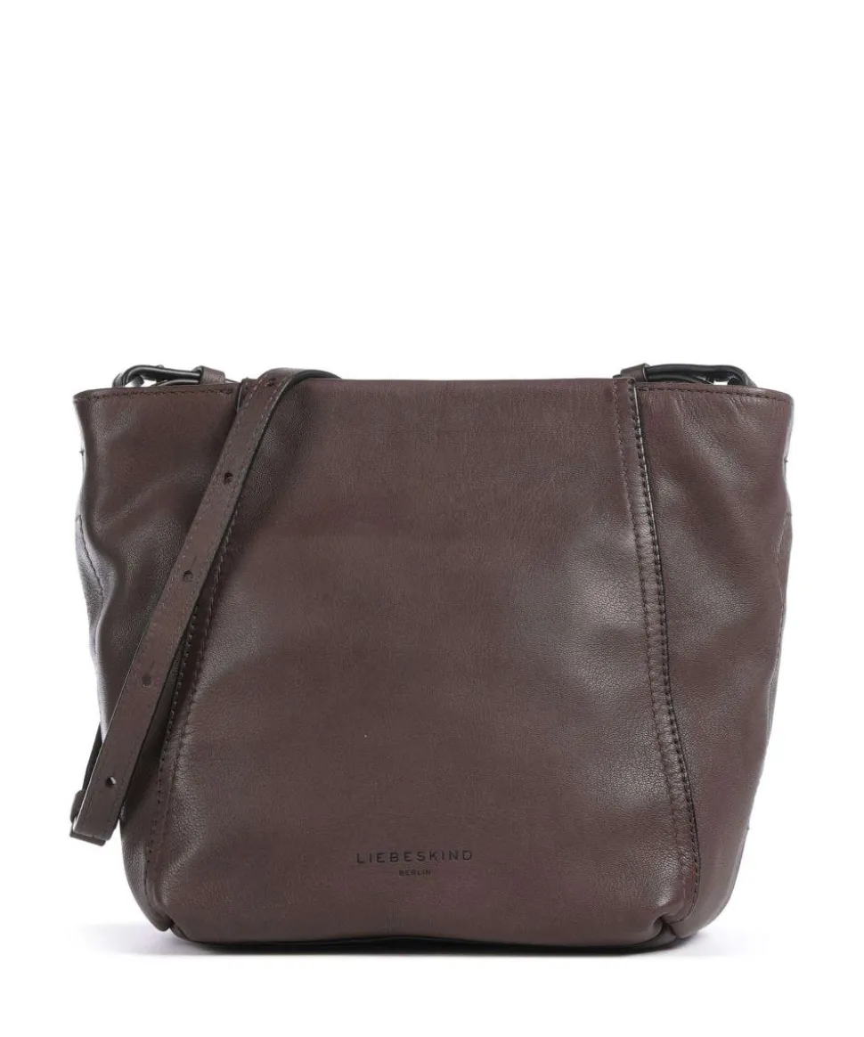 Chudy Sheep Natural S Umhängetasche Schafsleder dunkelbraun