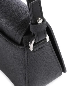 Chudy Small Pebble S Umhängetasche genarbtes Rindsleder schwarz