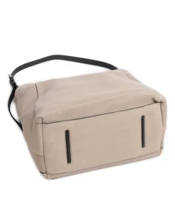 Chudy Suede M Beuteltasche aufgerautes Leder beige
