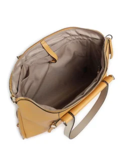 Circle Aktentasche 14″ fein genarbtes Rindsleder ocker