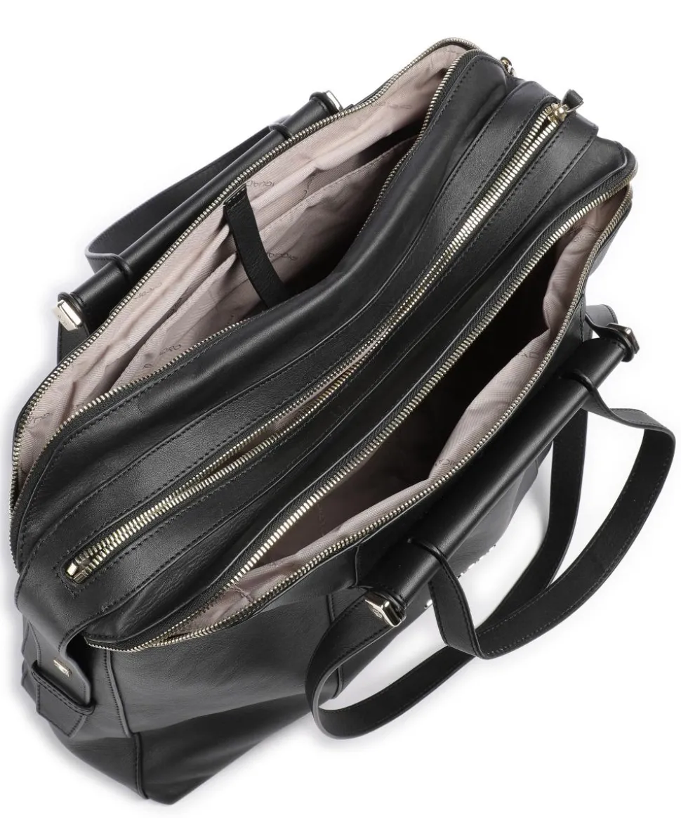 Circle Aktentasche 14″ fein genarbtes Rindsleder schwarz