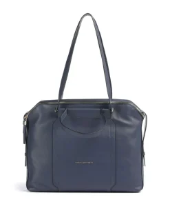 Circle Aktentasche 14″ fein genarbtes Rindsleder dunkelblau