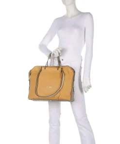 Circle Aktentasche 14″ fein genarbtes Rindsleder ocker