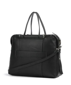 Circle Aktentasche 14″ genarbtes Leder schwarz