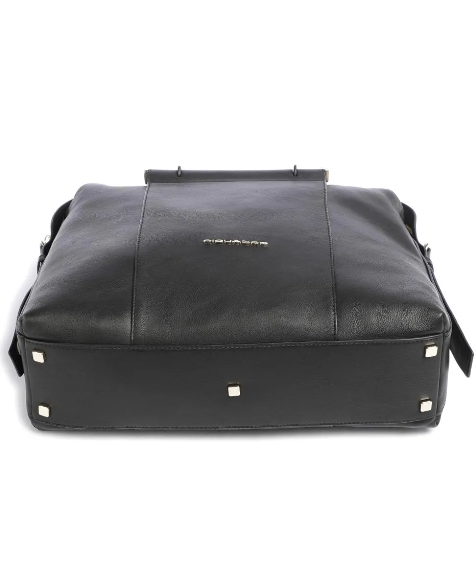 Circle Aktentasche 14″ genarbtes Leder schwarz