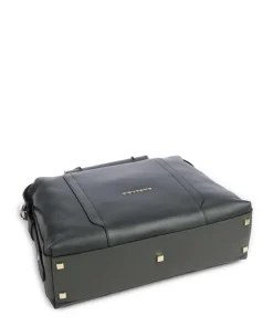 Circle Aktentasche 14″ genarbtes Leder dunkelgrün