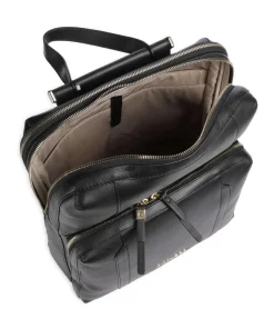 Circle Laptop-Rucksack 15″ fein genarbtes Rindsleder schwarz